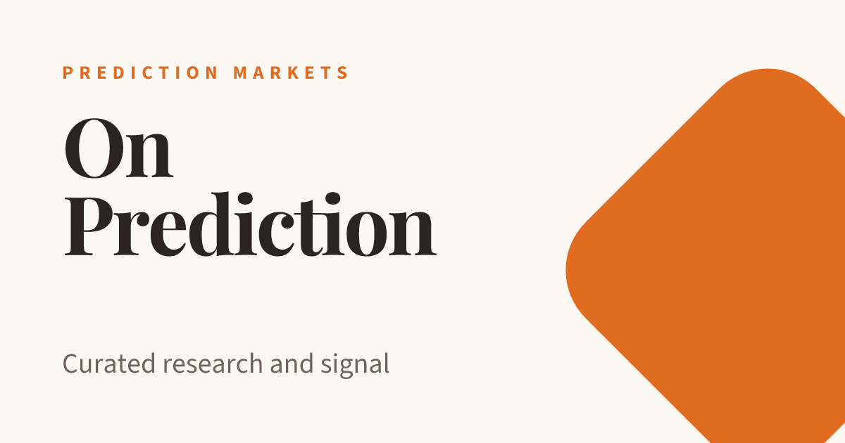 In Prediction On Prediction — The Knowledge Hub for Prediction Markets